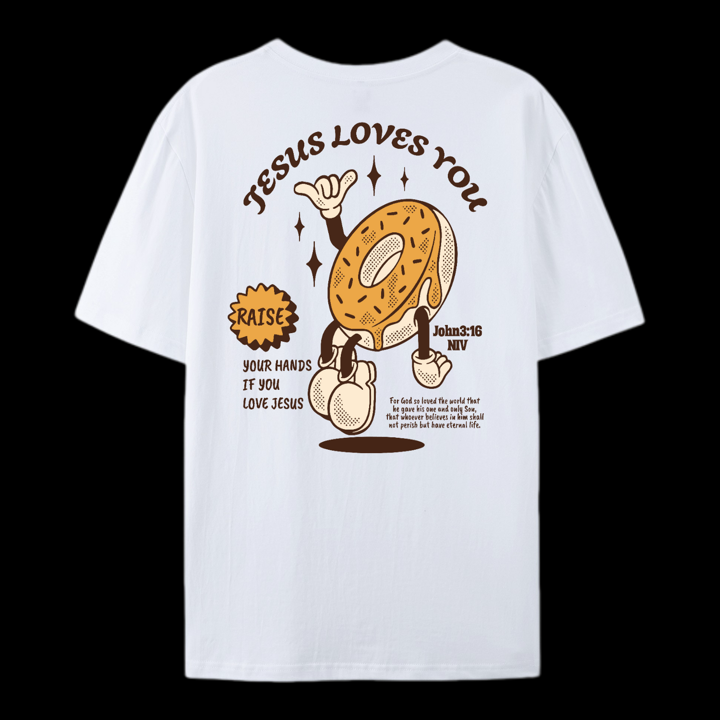 Jesus Loves You Cotton T-Shirt