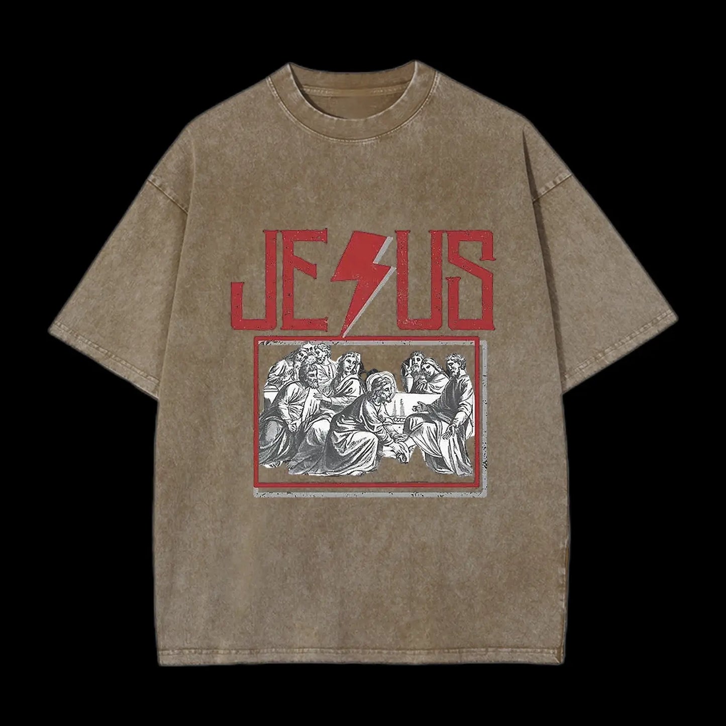 Jesus Christian Washed T-Shirt