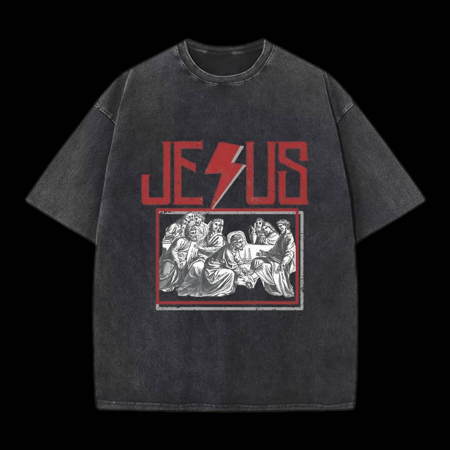 Jesus Christian Washed T-Shirt