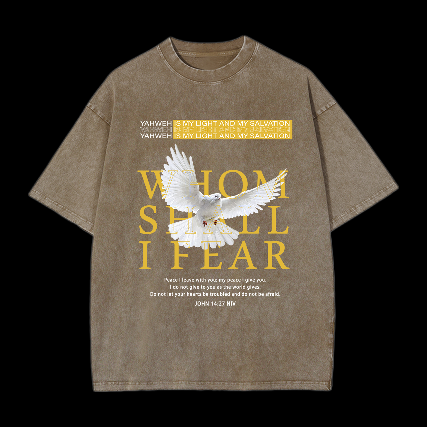 Whom Shall I Fear Washed T-Shirt
