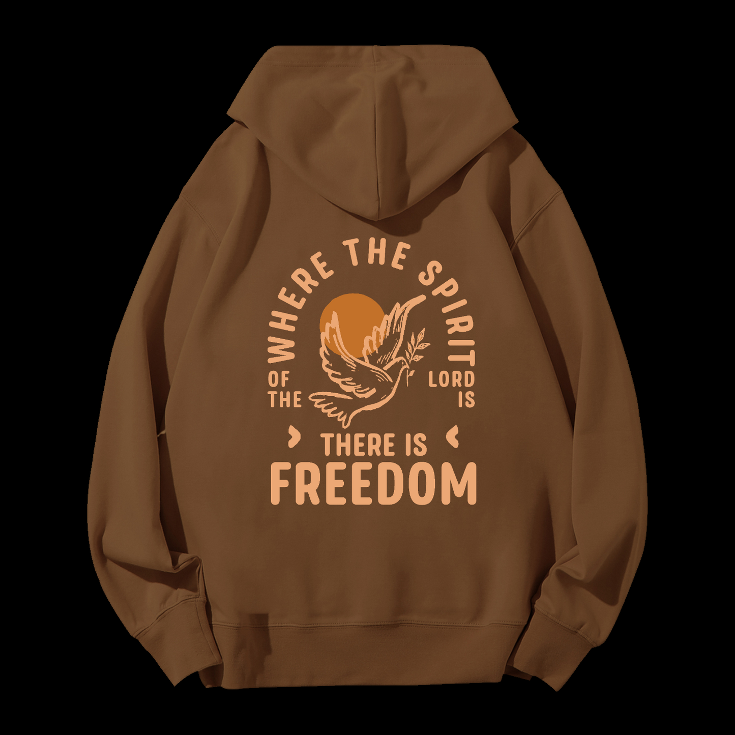 There Is Freedom Drawstring Hoodie