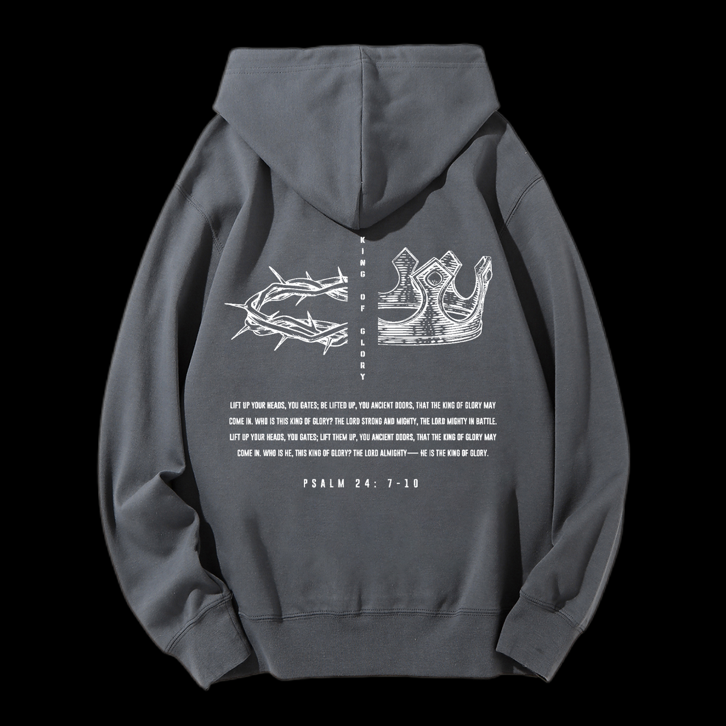 King Of Glory Drawstring Hoodie
