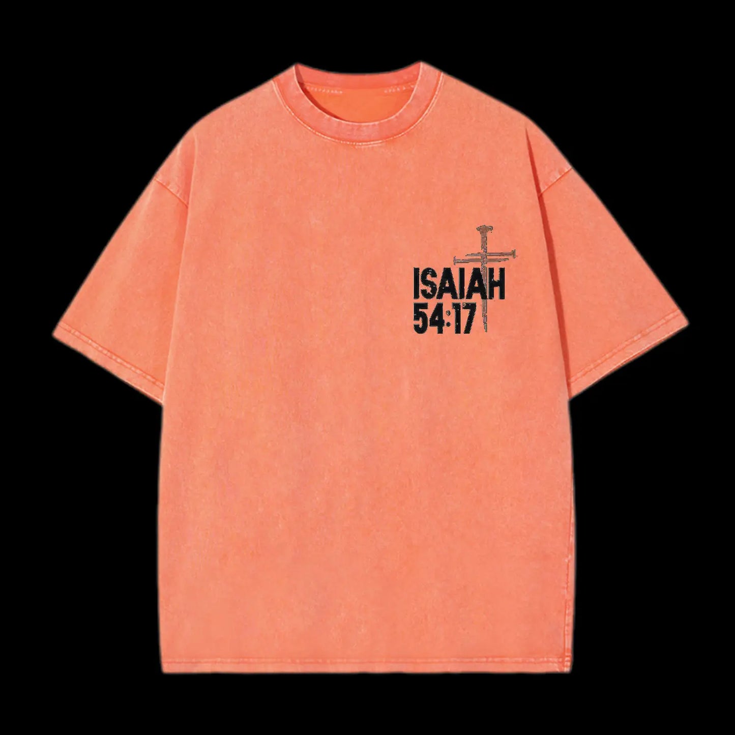 NO WEAPON CHRISTIAN WASHED T-SHIRT