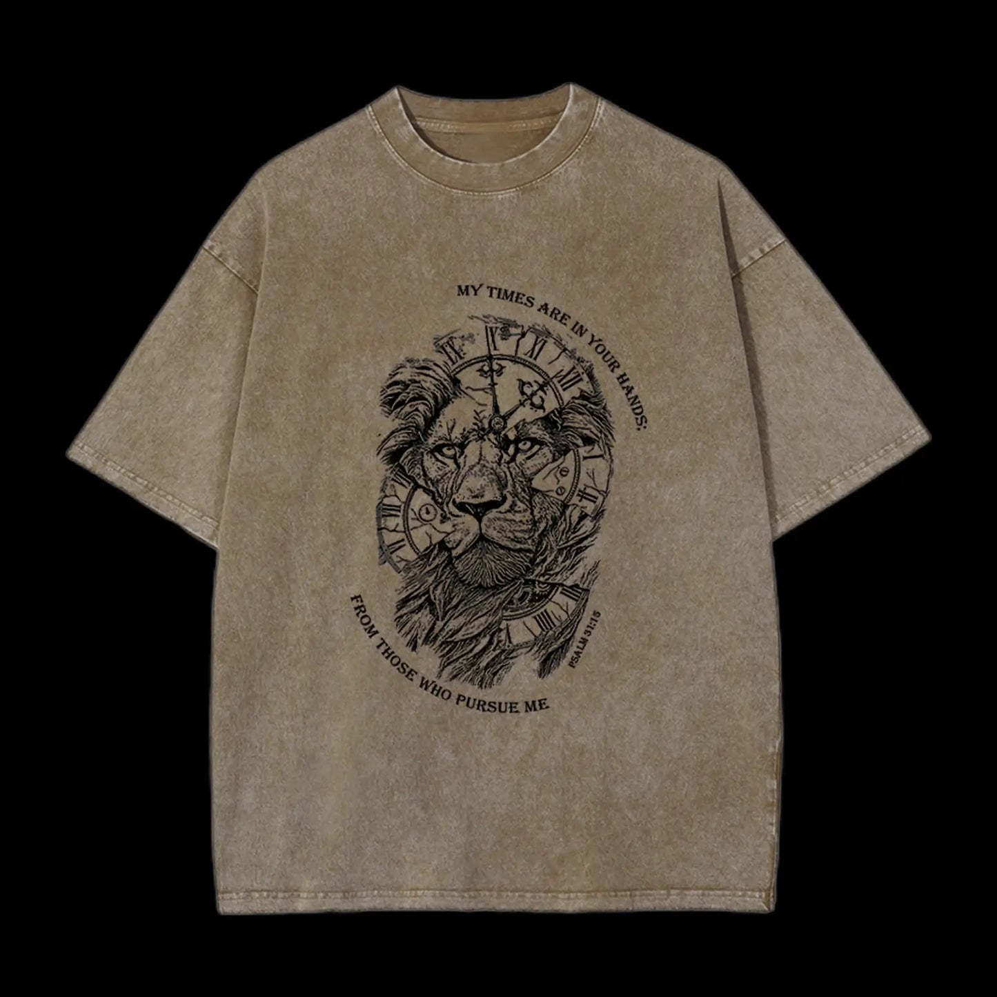 My Times Are In Your Hands Christian Washed T-Shirt