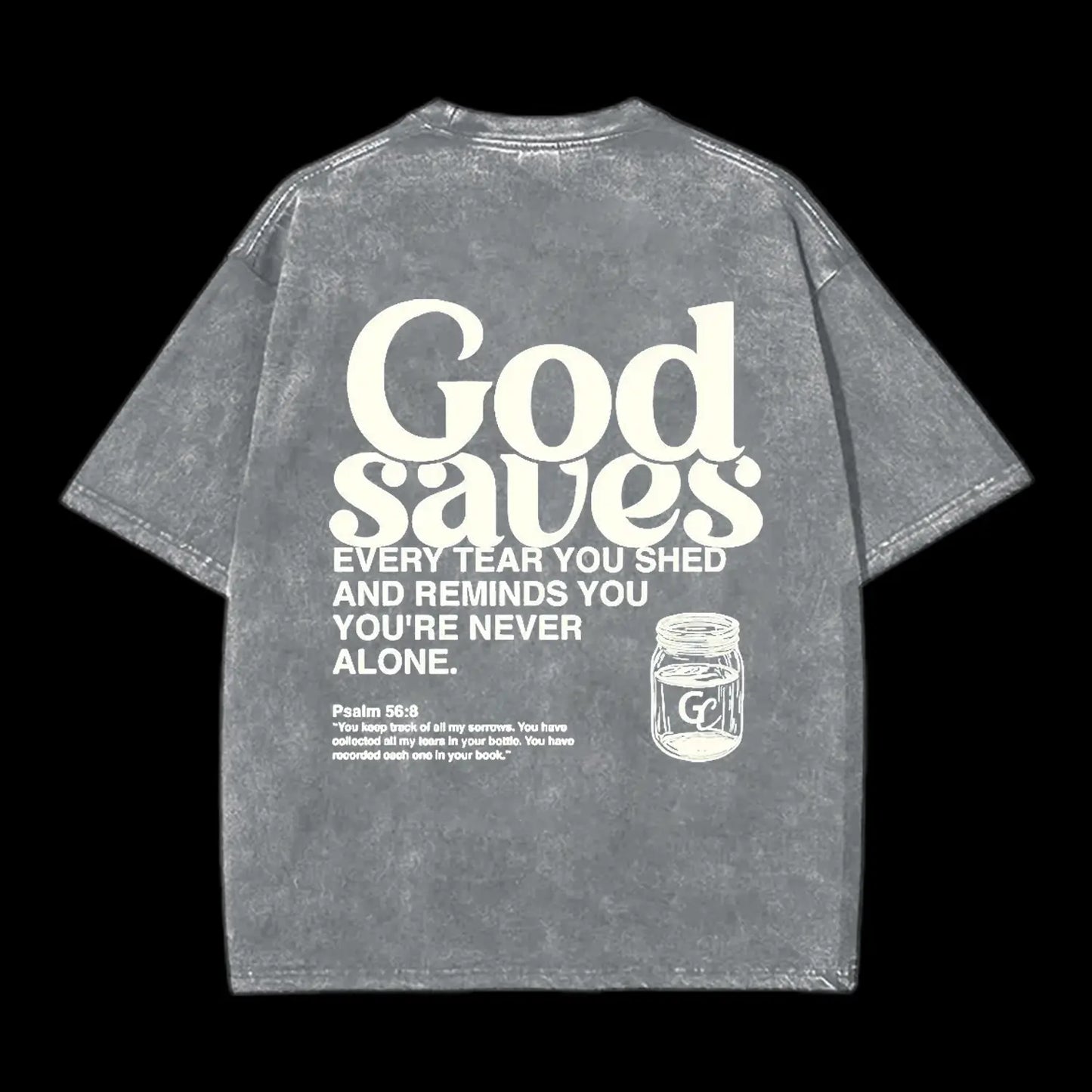 God Saves Christian Washed T-Shirt