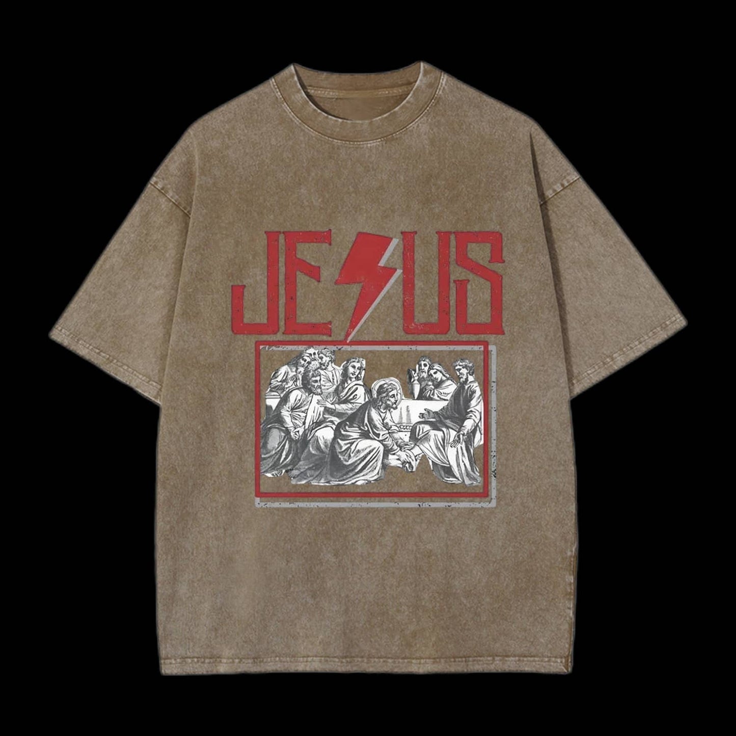 Jesus Christian Washed T-Shirt
