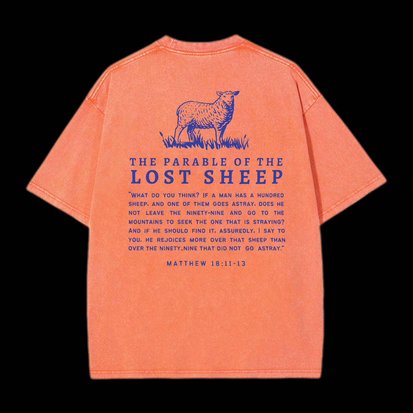 The Parable Of The Lost Sheep Washed T-Shirt