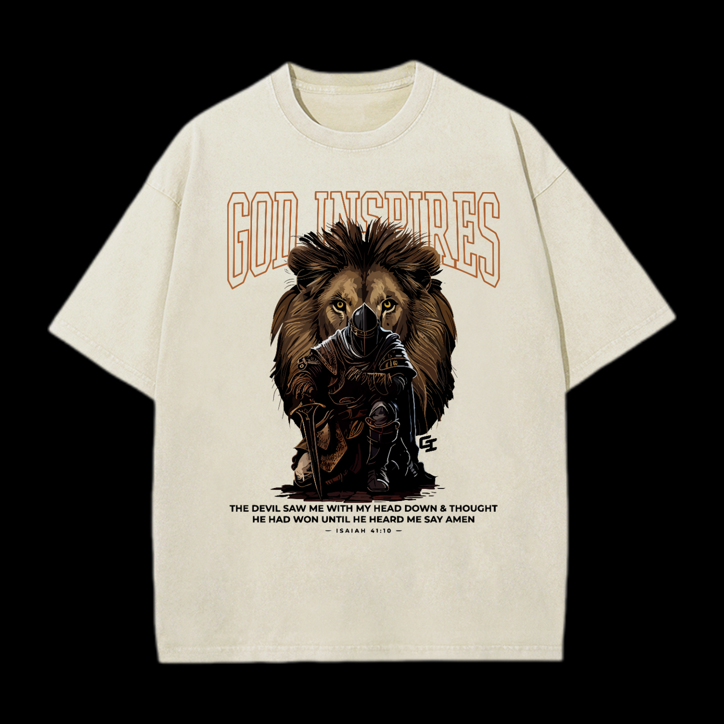 God Inspires Washed T-Shirt