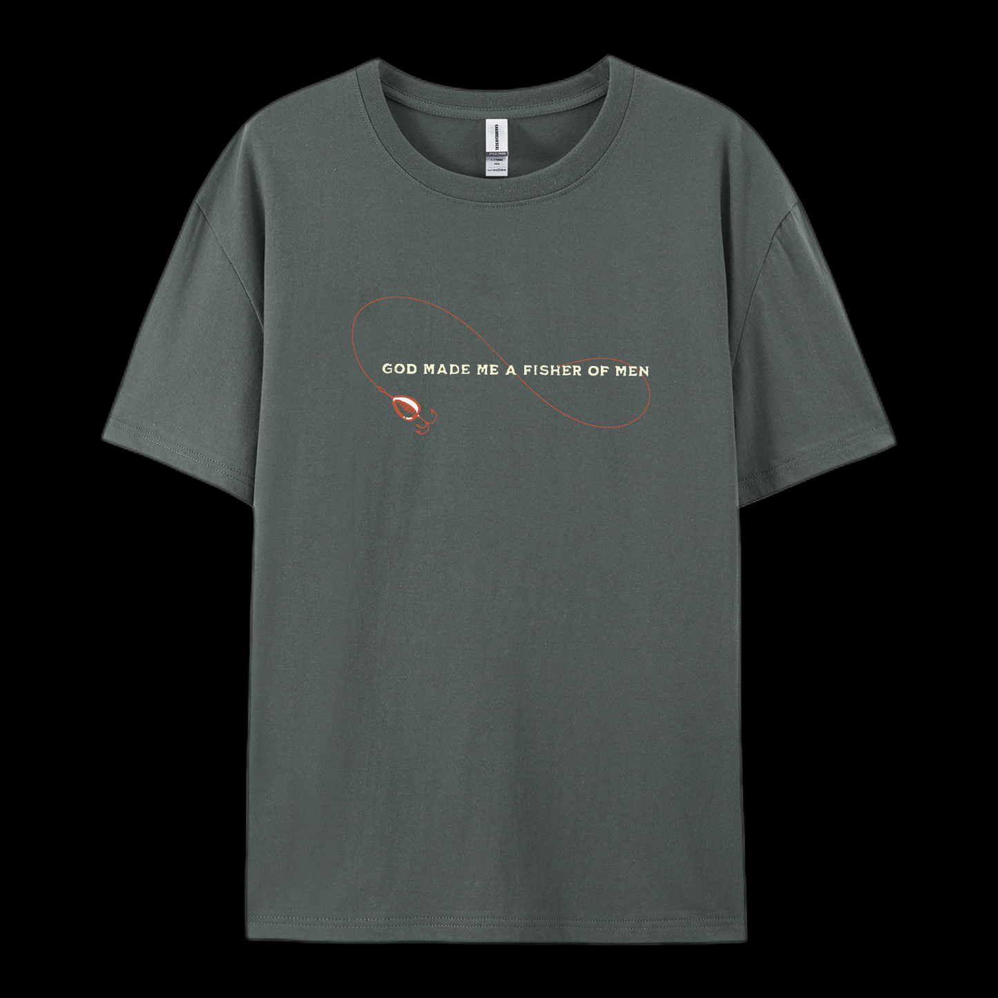 God Made Me A Fisher Of Men Cotton T-Shirt