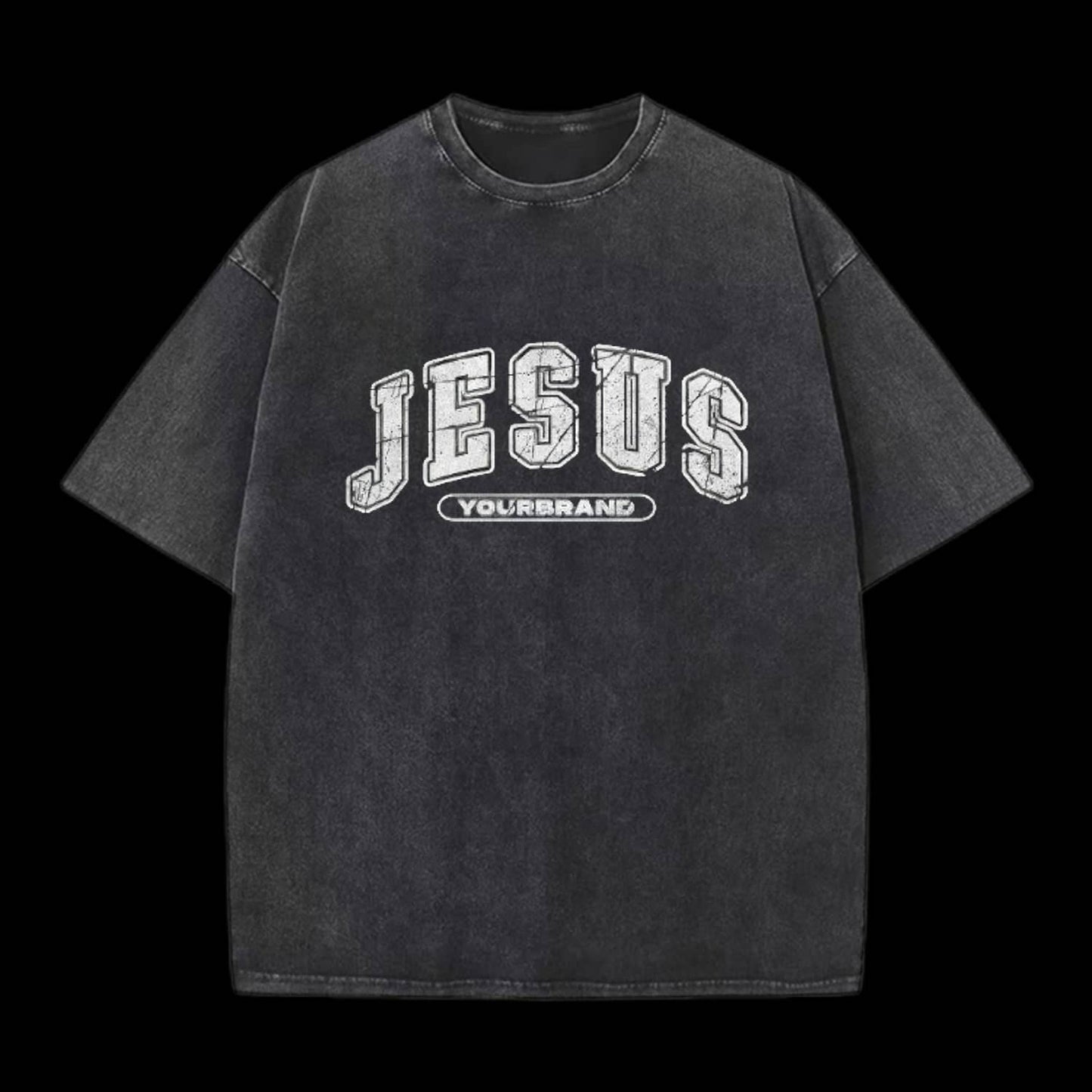Jesus Double Sided Unisex Washed Christian T-shirt