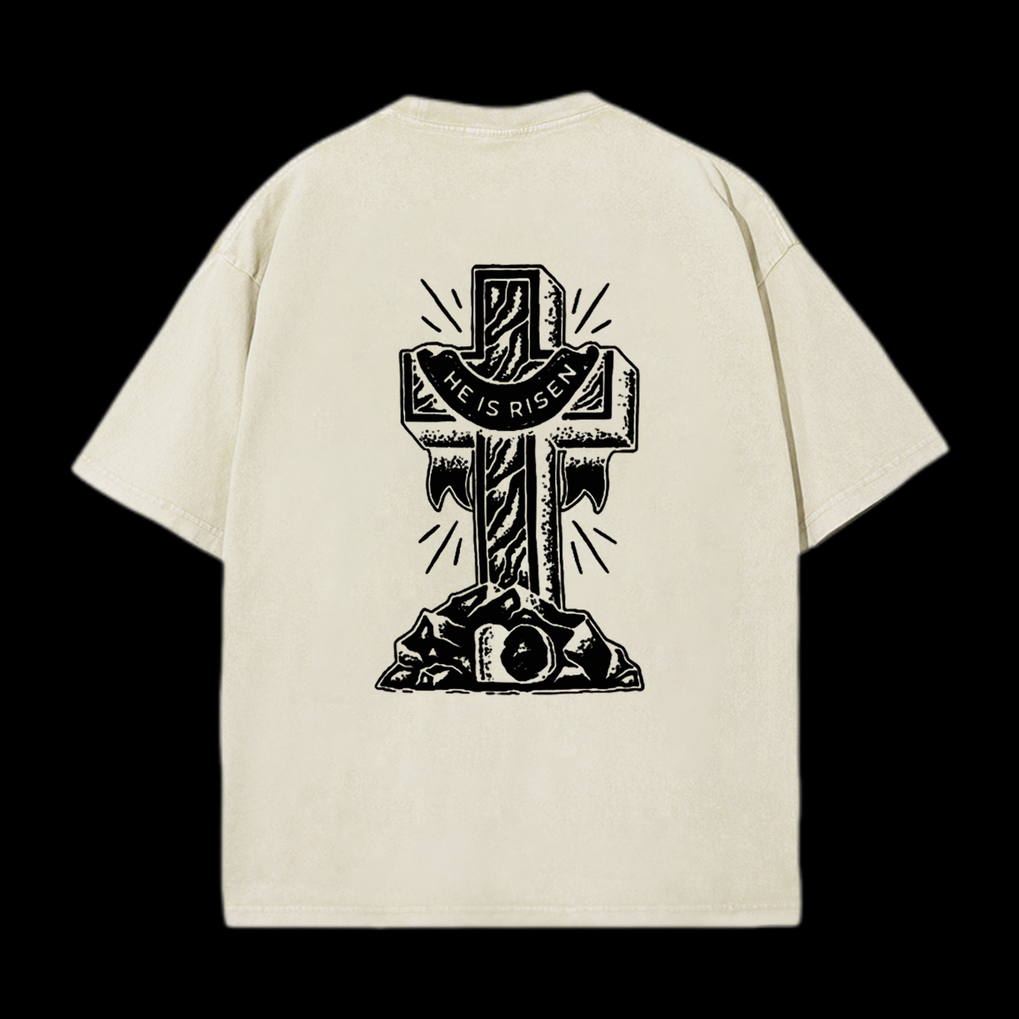 He Is Risen Printed Men's Tee