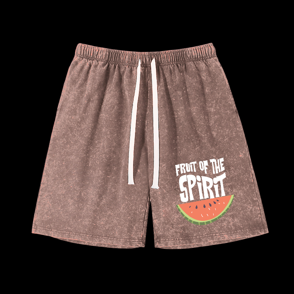 Fruit Of The Spirit Washed Shorts