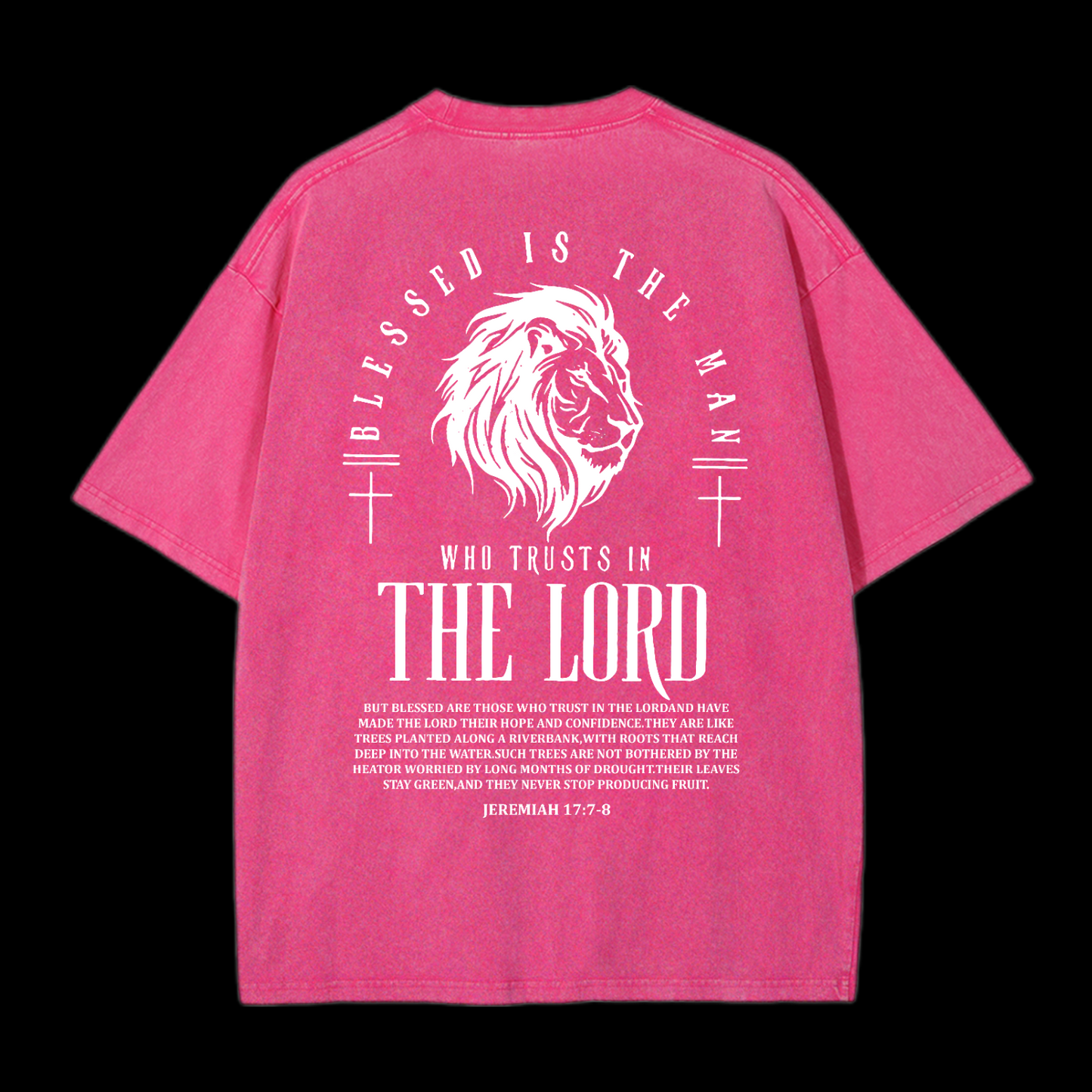 Blessed Is The Man Washed T-Shirt