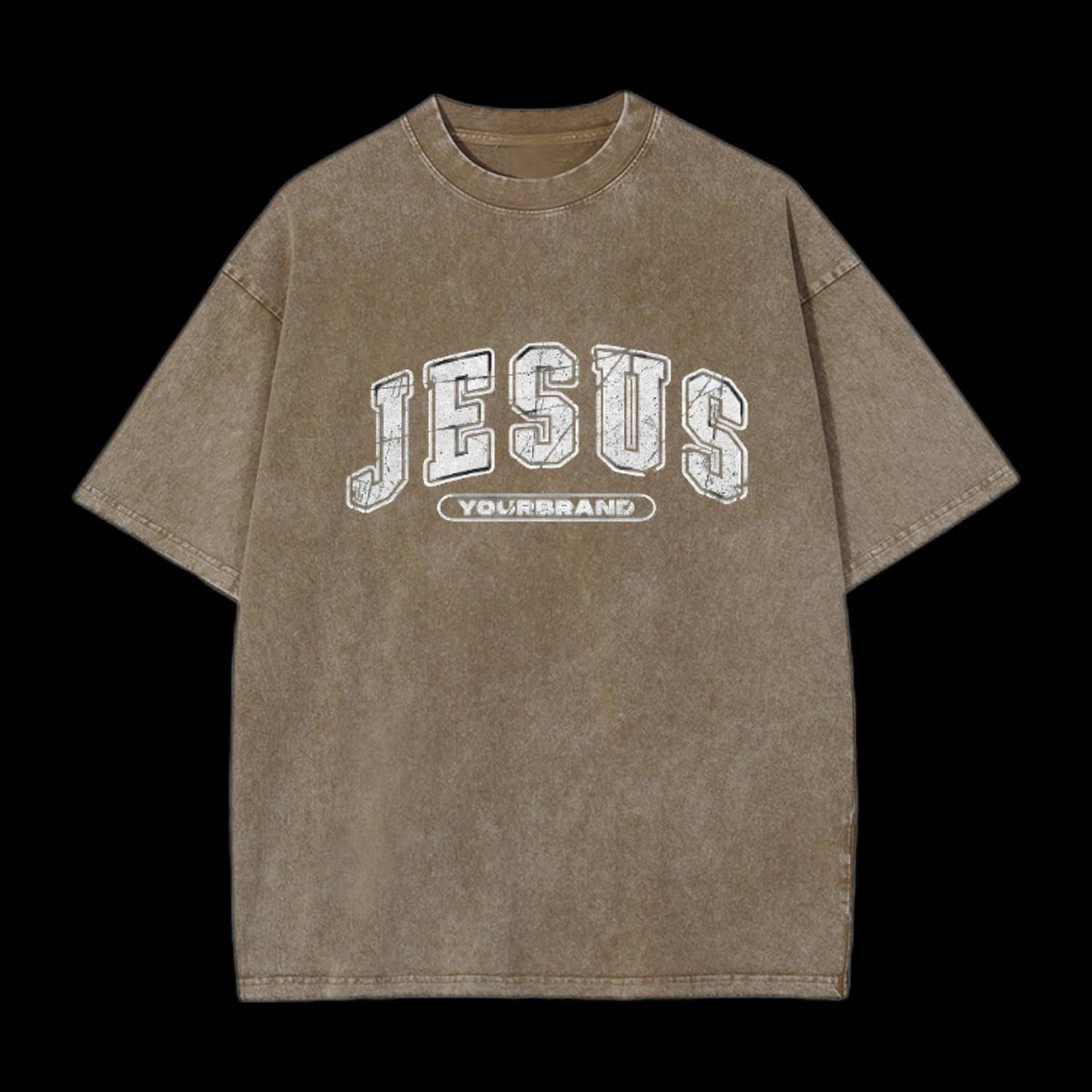 Jesus Double Sided Unisex Washed Christian T-shirt