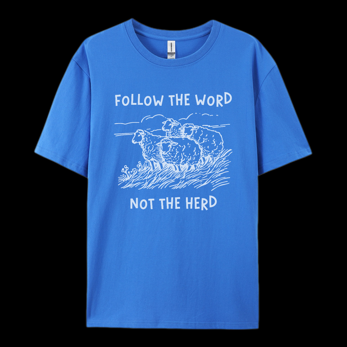 Follow The Word Not The Herd Cotton T-Shirt