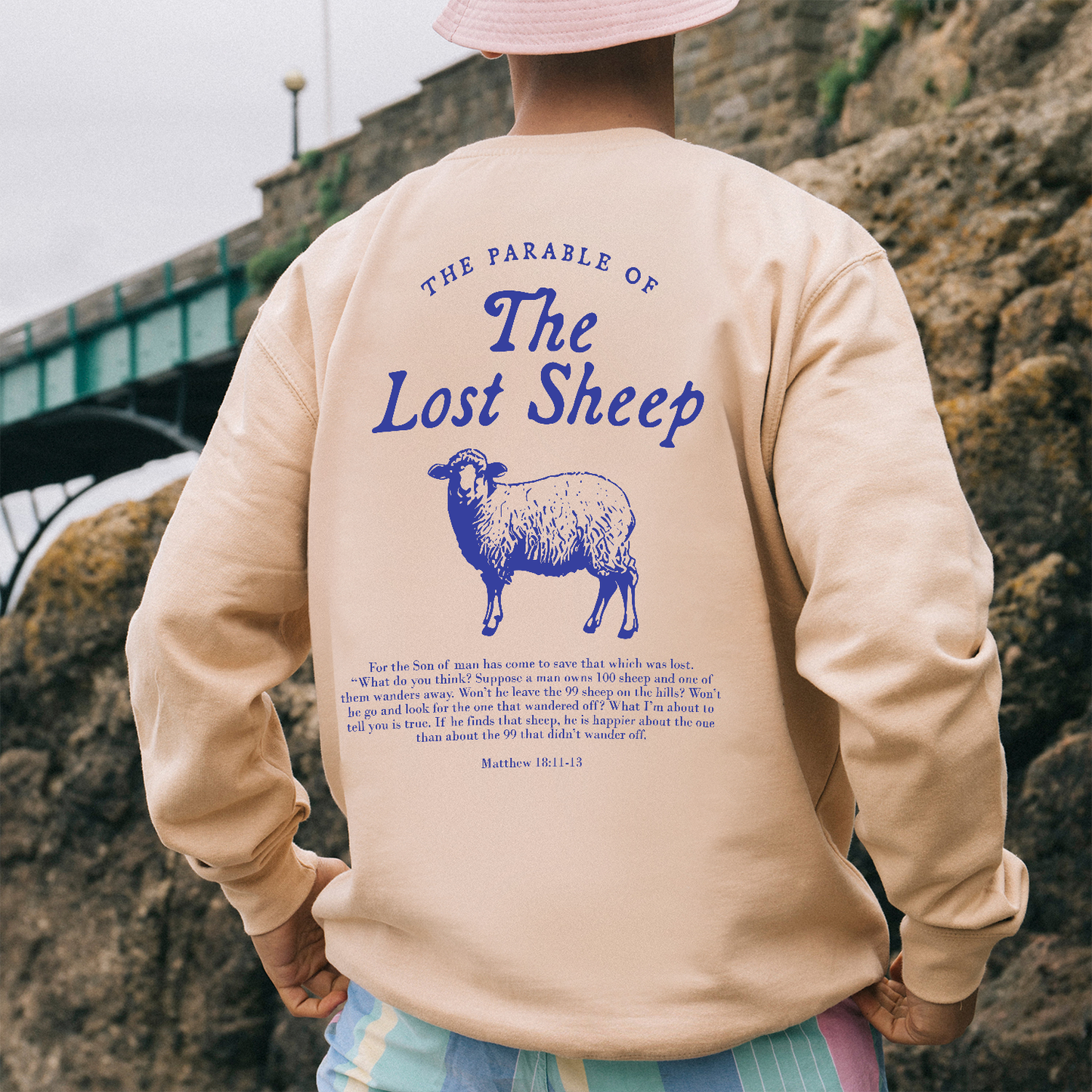The Parable Of The Lost Sheep Crewneck Sweatshirt