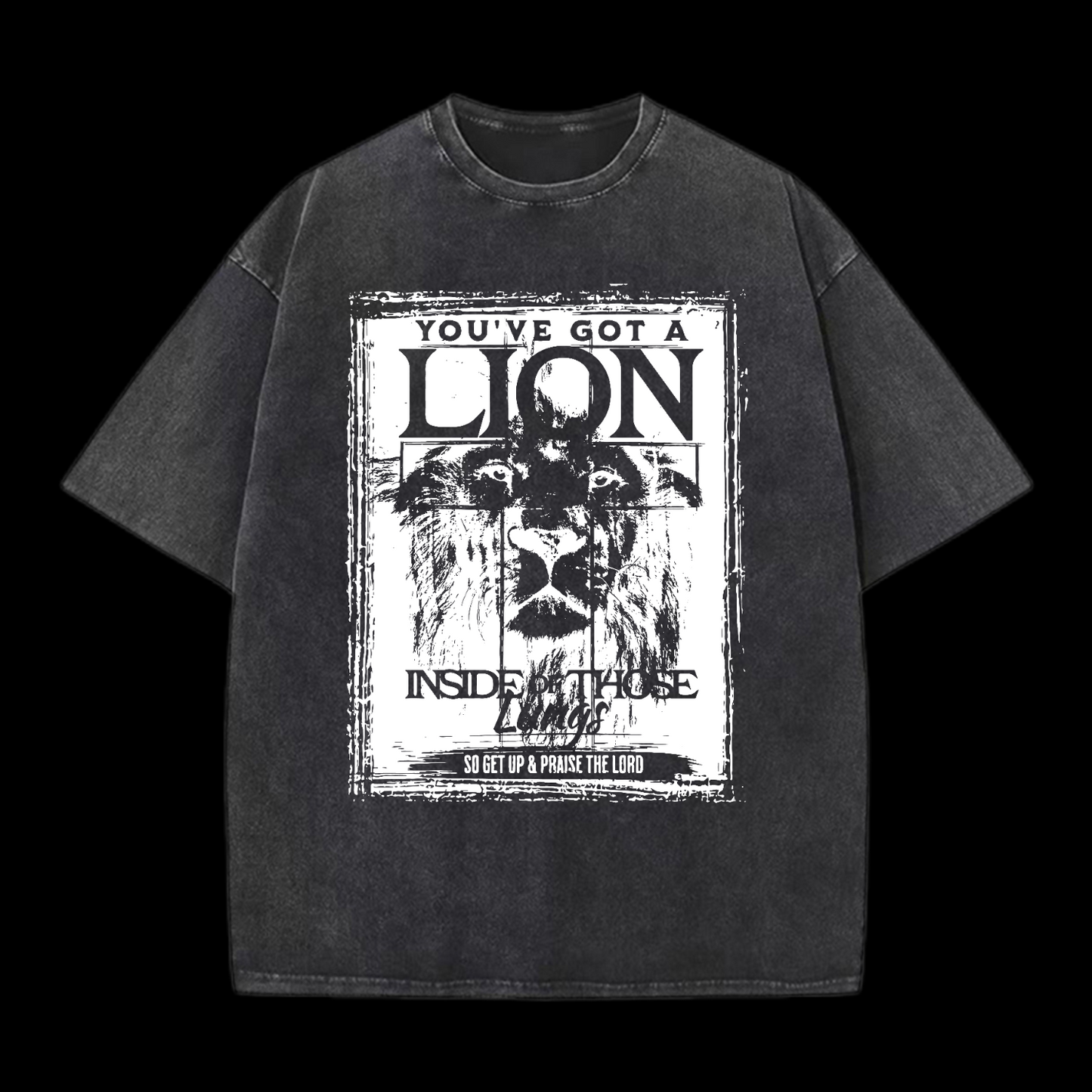 You've Got Lion Inside Of Those Lungs Washed T-Shirt