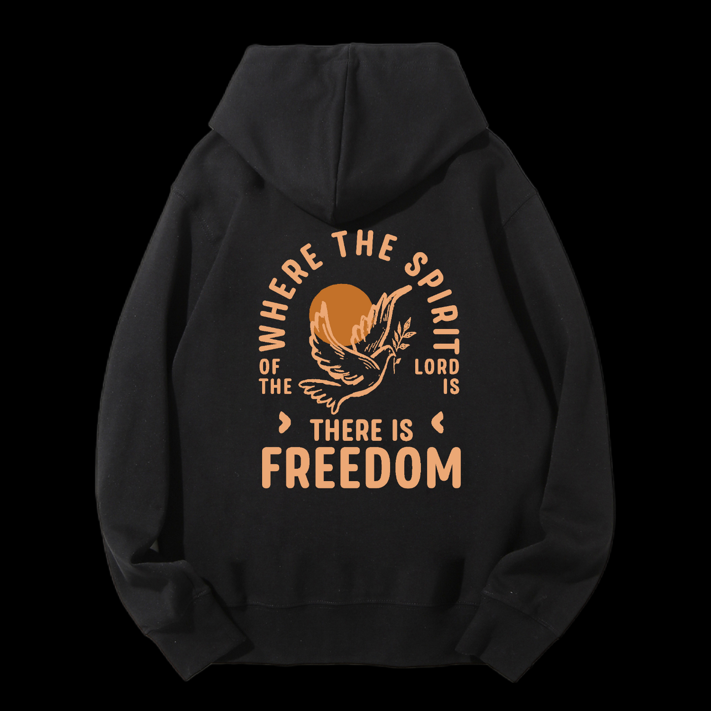 There Is Freedom Drawstring Hoodie