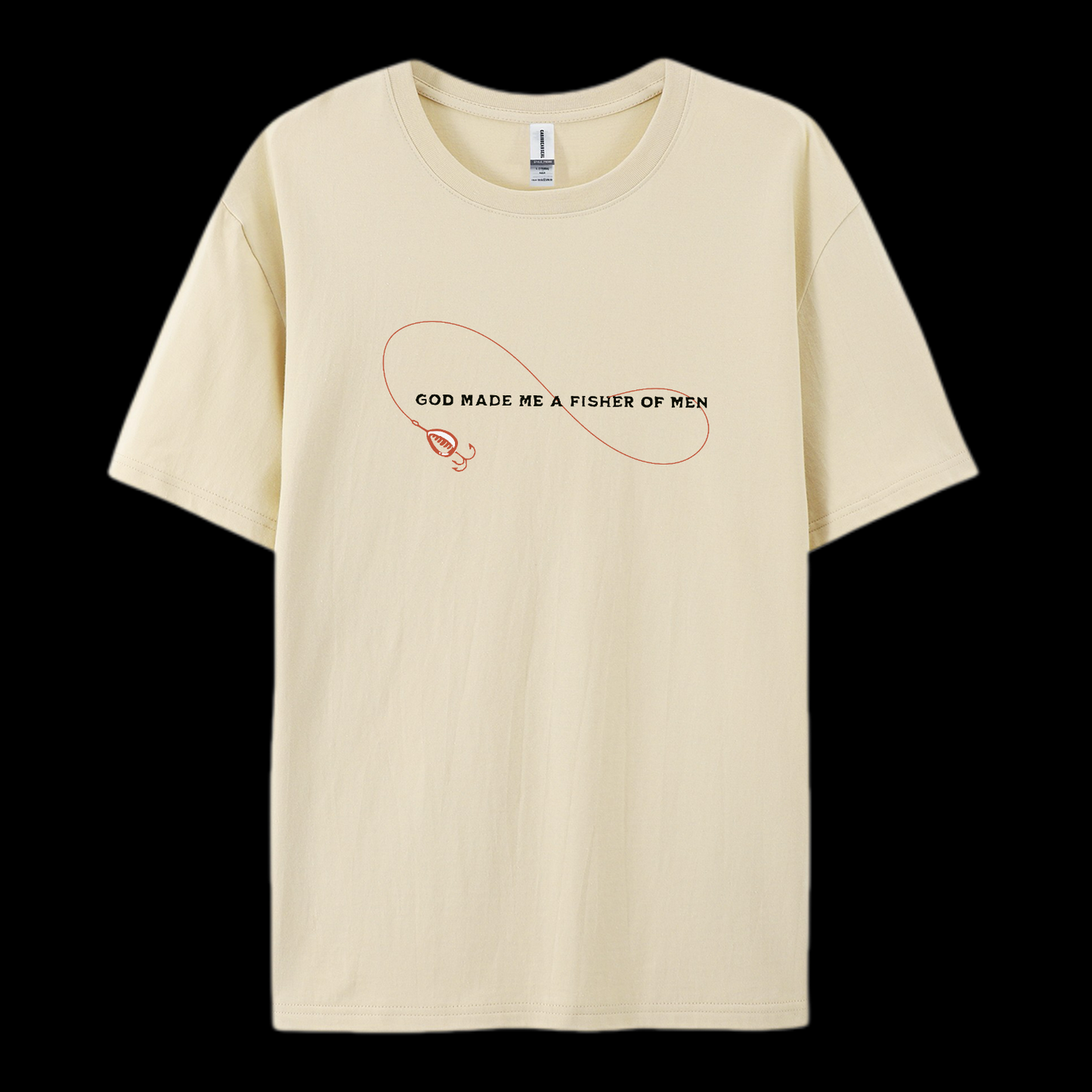 God Made Me A Fisher Of Men Cotton T-Shirt
