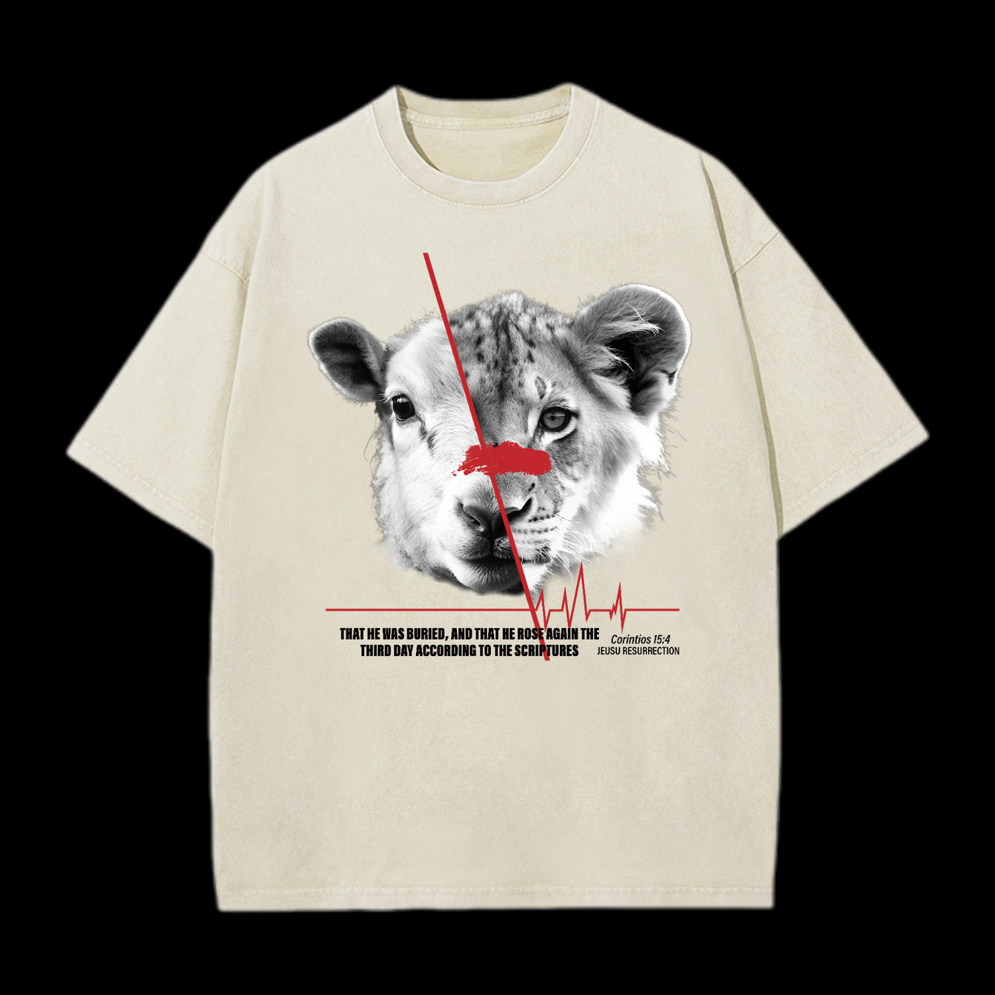 Jesus Resurrection Washed T-Shirt