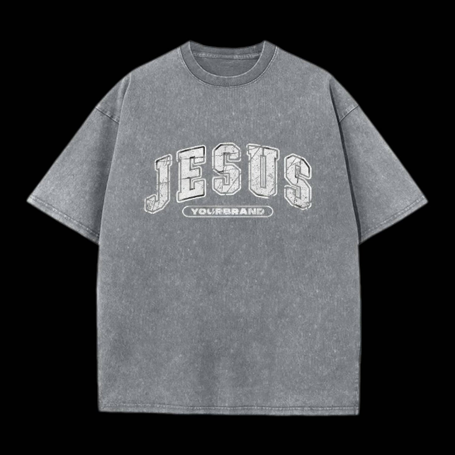 Jesus Double Sided Unisex Washed Christian T-shirt