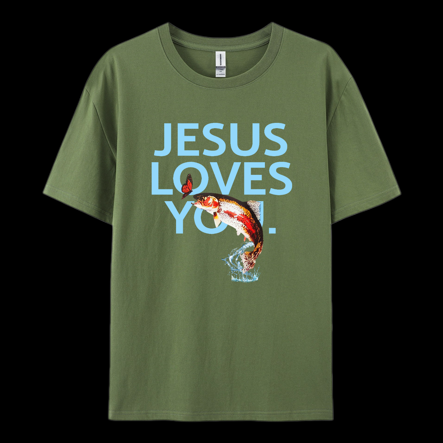 Jesus Loves You Cotton T-Shirt