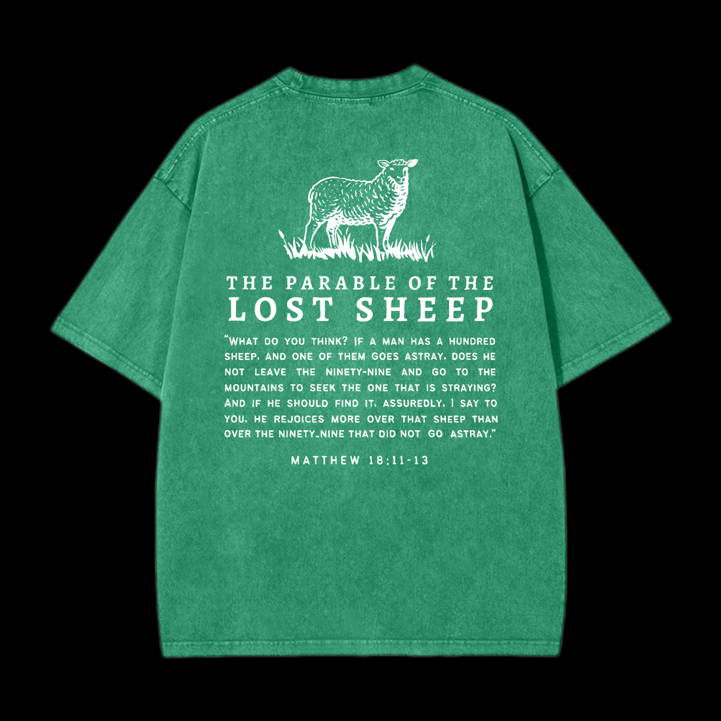 The Parable Of The Lost Sheep Washed T-Shirt