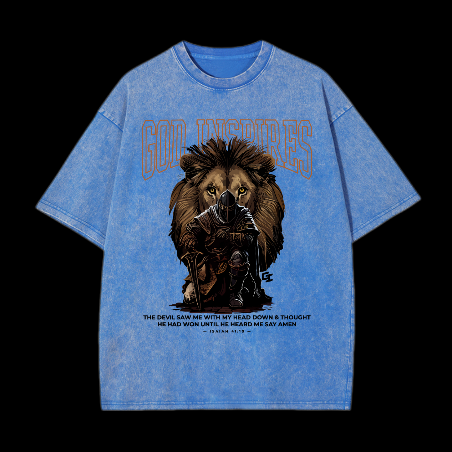 God Inspires Washed T-Shirt
