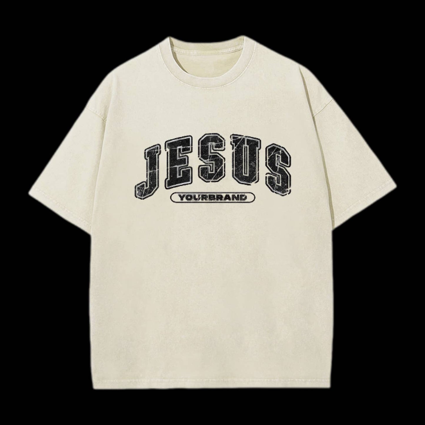 Jesus Double Sided Unisex Washed Christian T-shirt