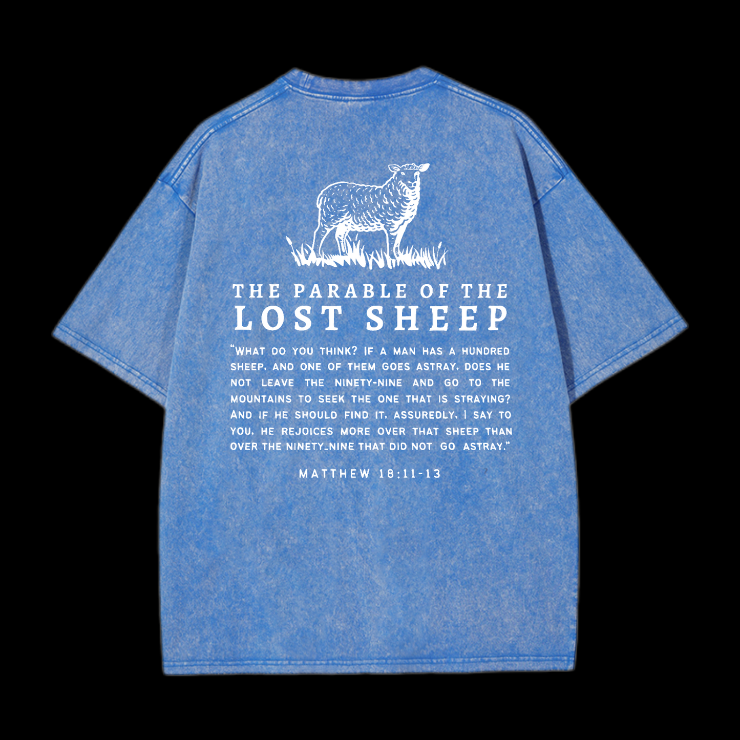 The Parable Of The Lost Sheep Washed T-Shirt