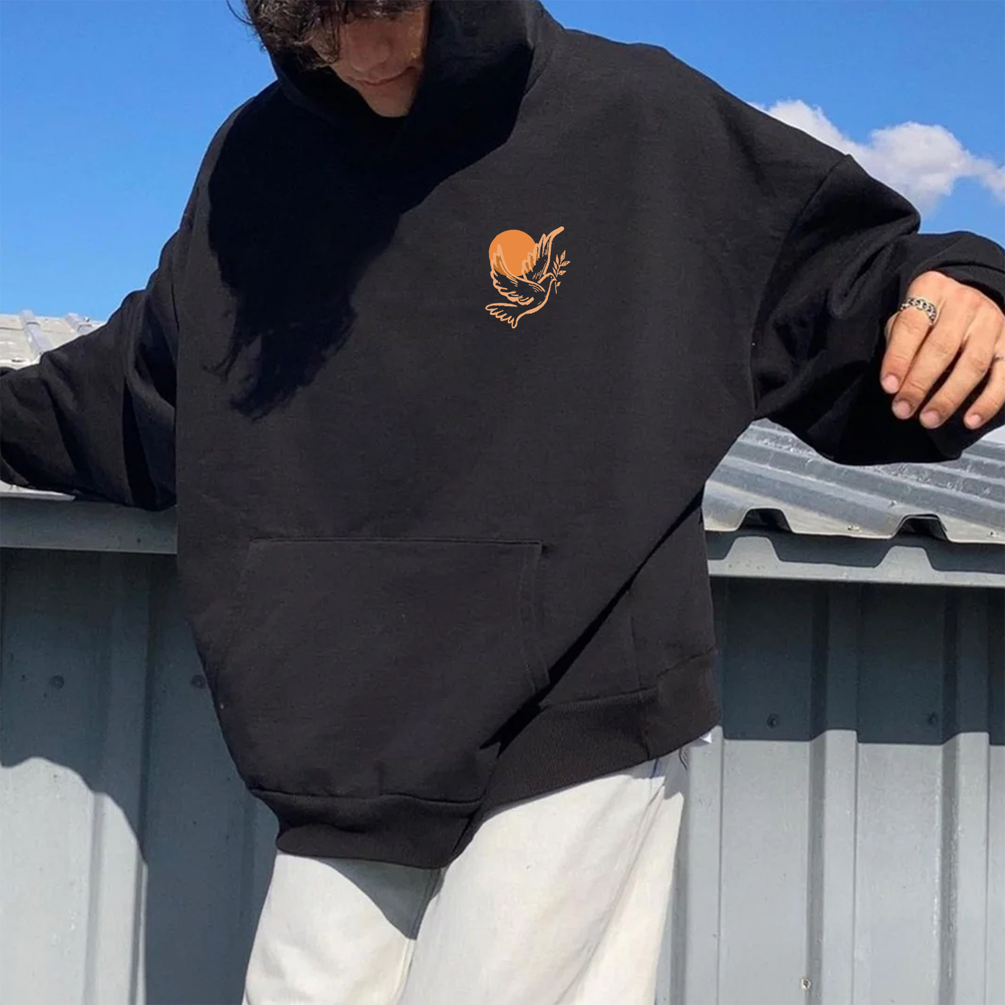 There Is Freedom Drawstring Hoodie