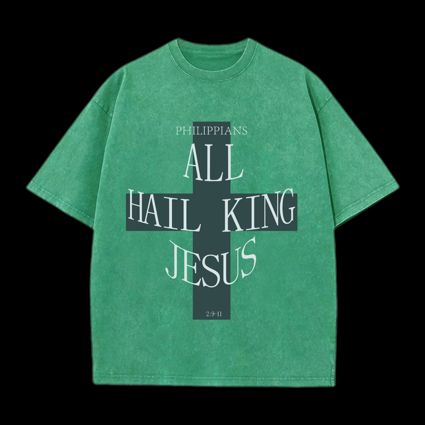 All Half King Jesus Washed T-Shirt