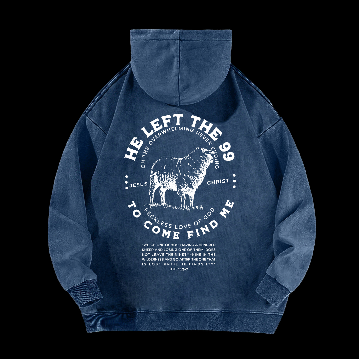 He Left The 99 Washed Hoodie