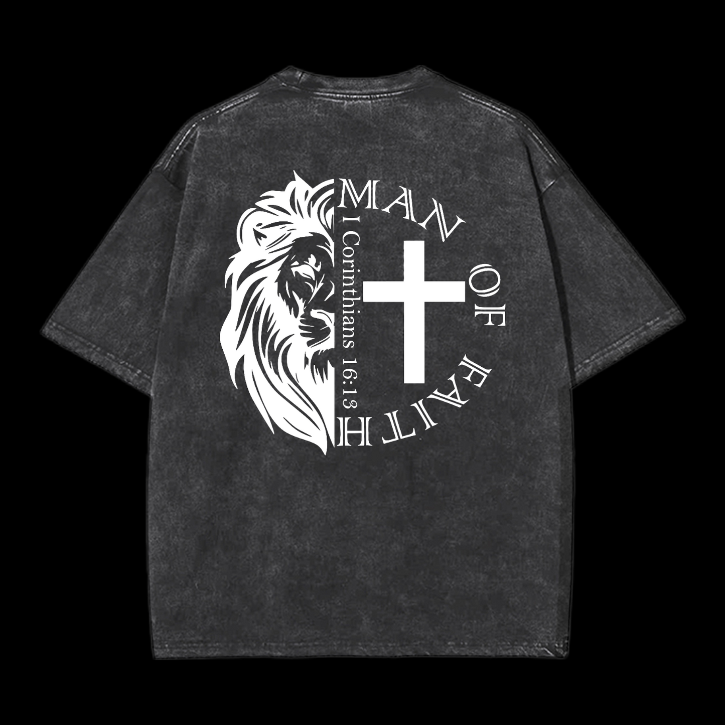 Man Of Faith Washed T-Shirt