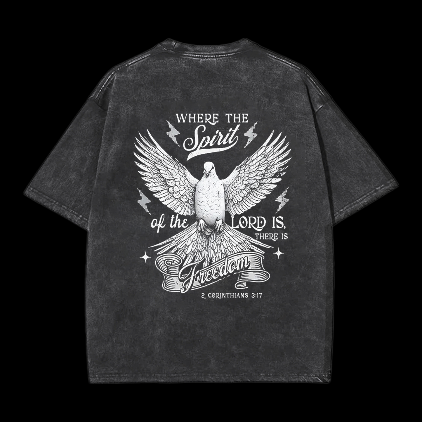 Where The Spirit Of The Lord CHristian tee
