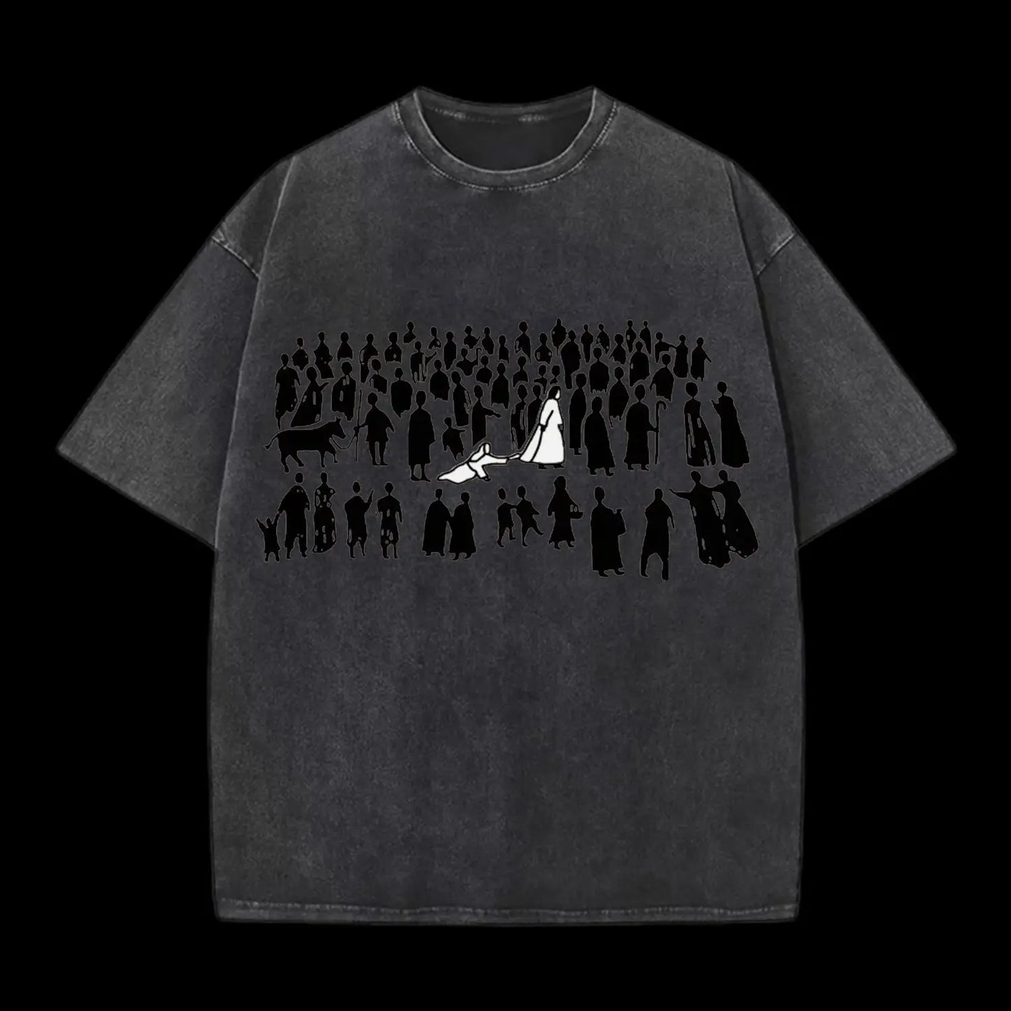 BY HIS WOUNDS CHIRSTIAN WASHED T-SHIRT