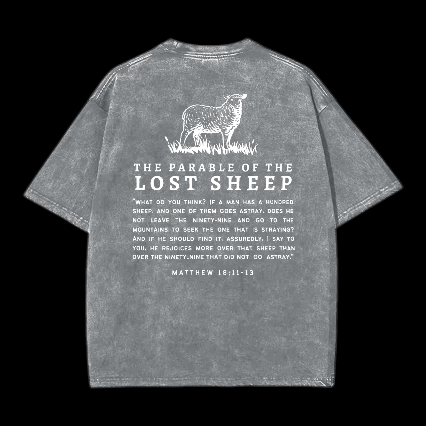 The Parable Of The Lost Sheep Washed T-Shirt