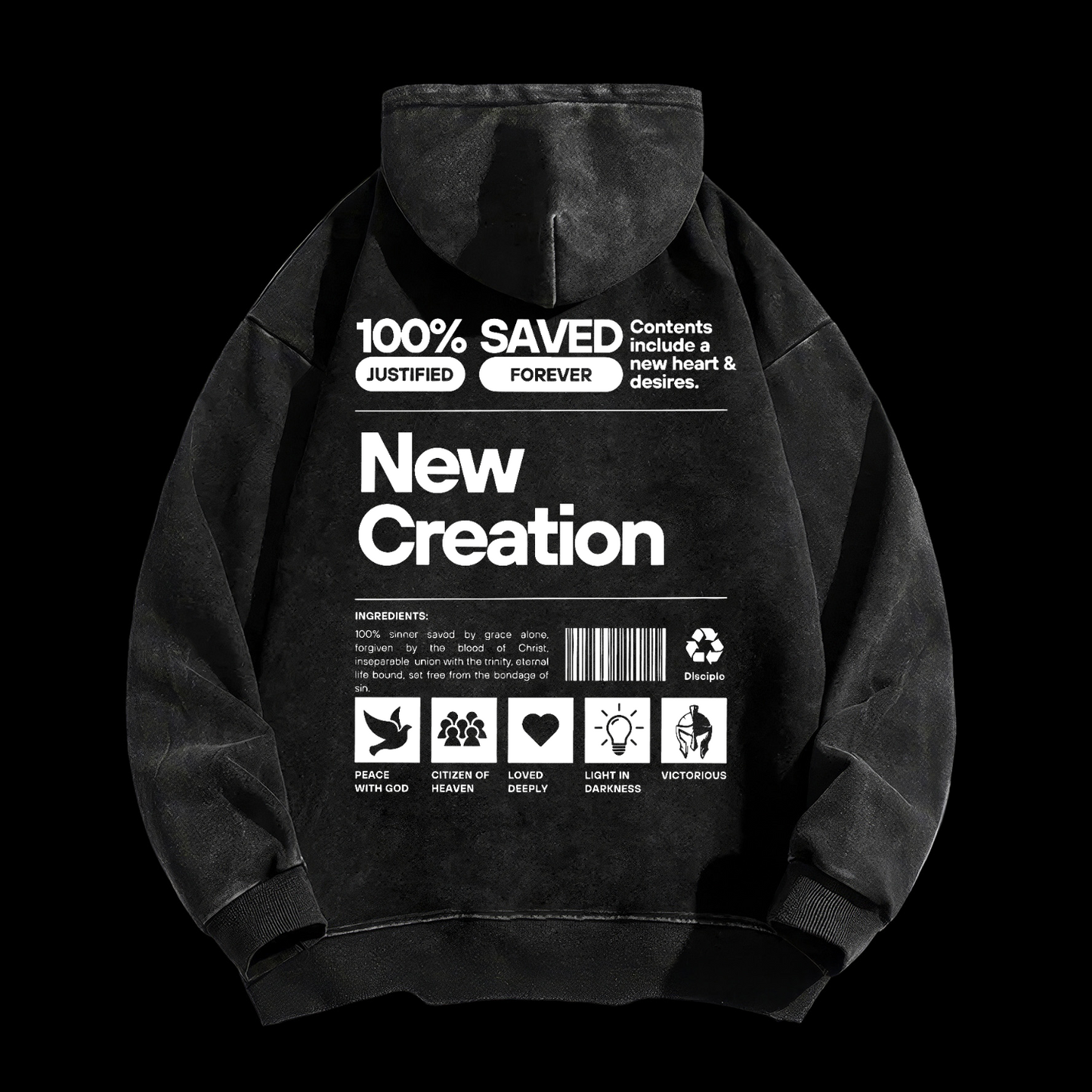 New Creation Washed Hoodie