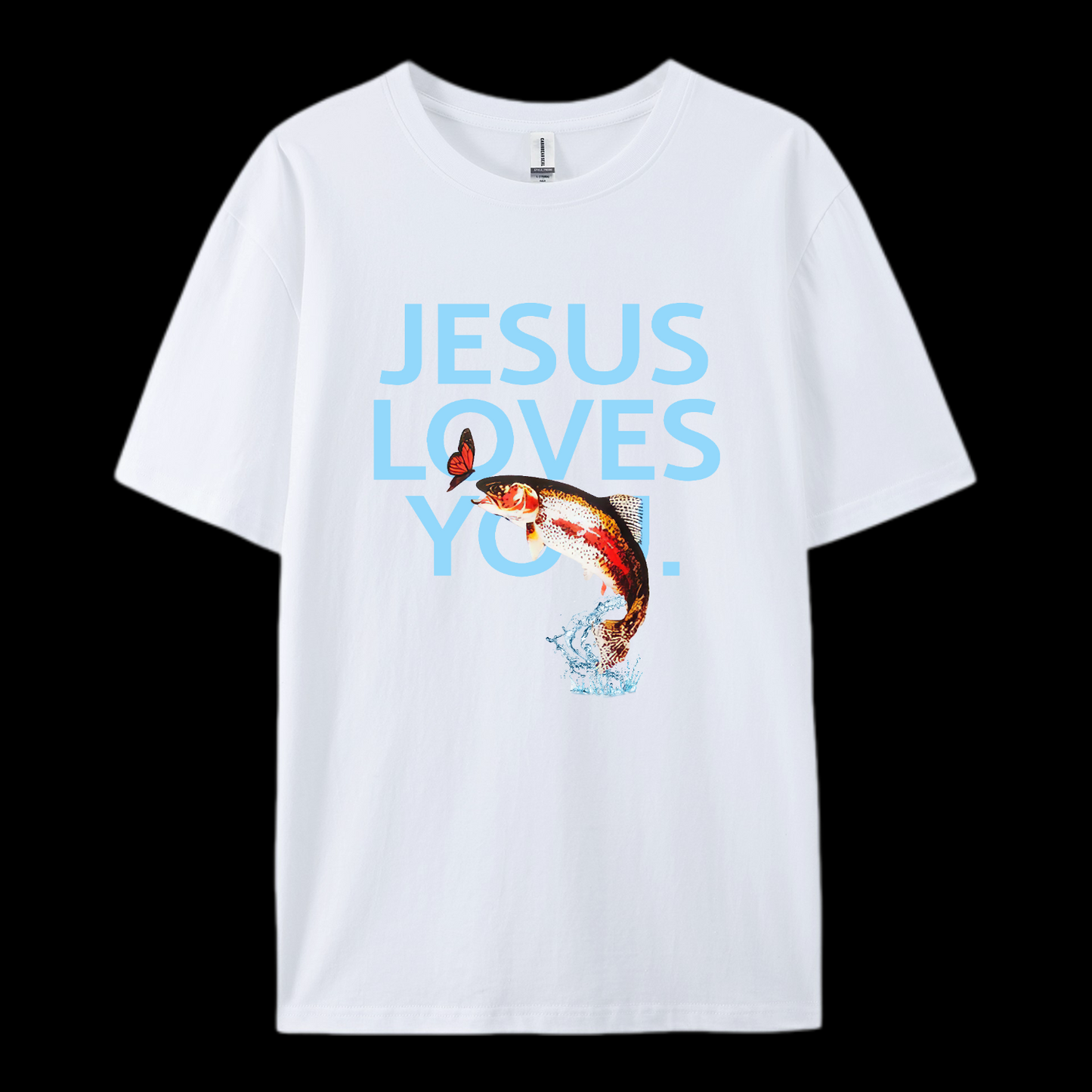 Jesus Loves You Cotton T-Shirt