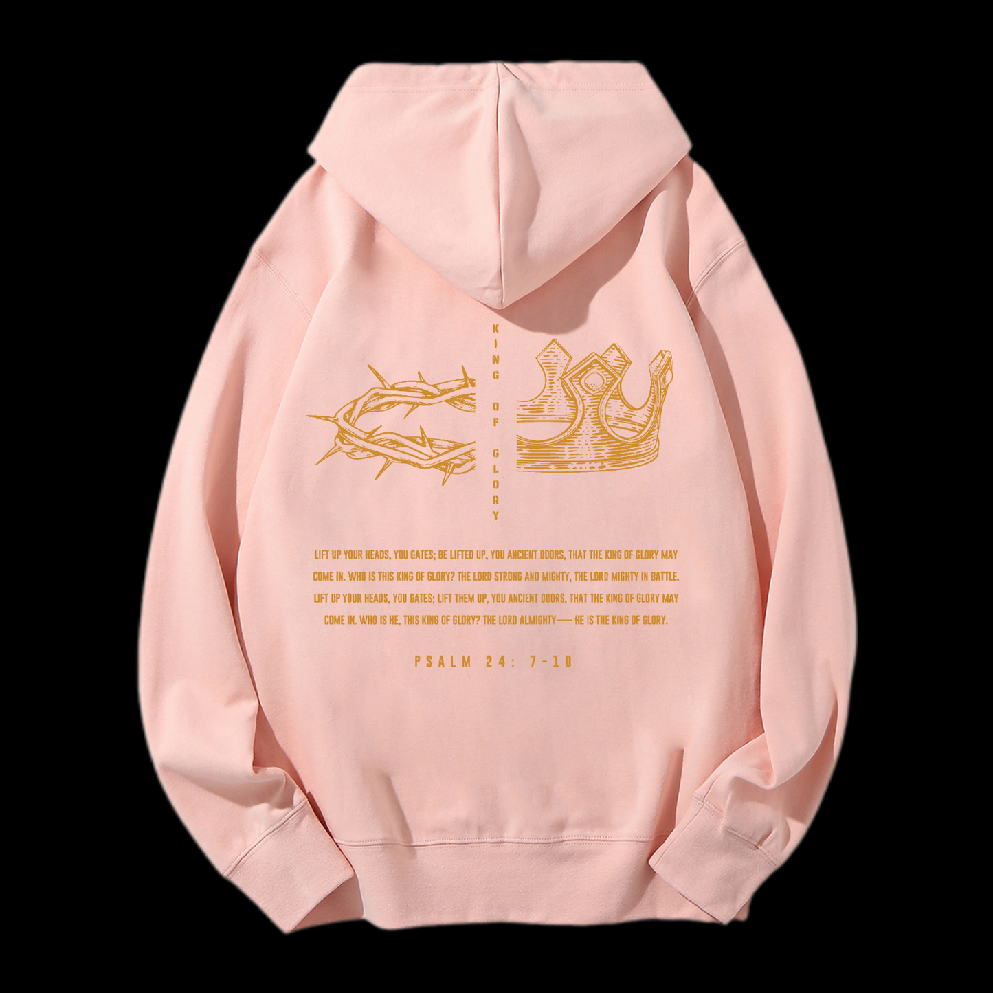 King Of Glory Drawstring Hoodie