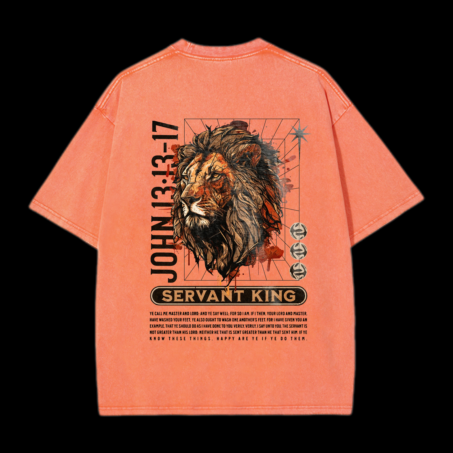 Sarvant King Washed T-Shirt