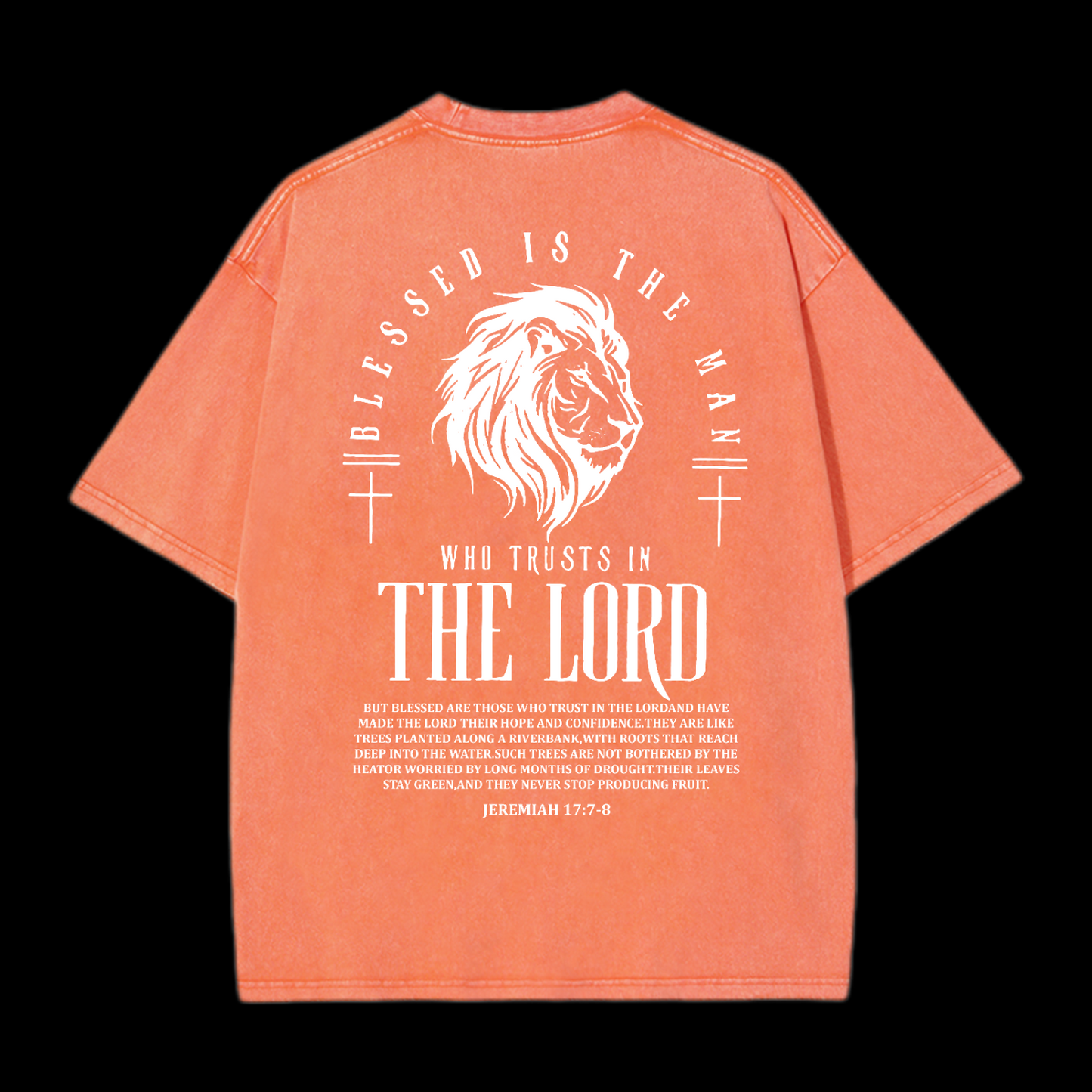 Blessed Is The Man Washed T-Shirt
