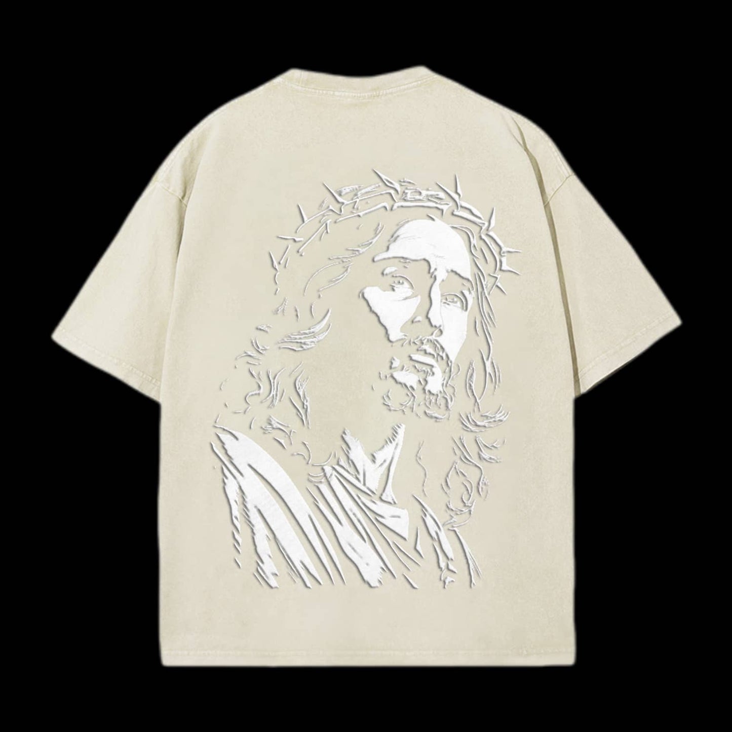 Jesus Double Sided Unisex Washed Christian T-shirt