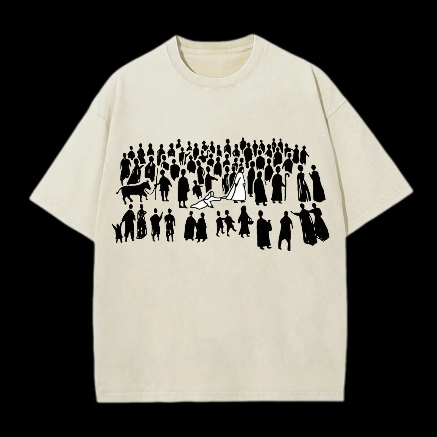 BY HIS WOUNDS CHIRSTIAN WASHED T-SHIRT