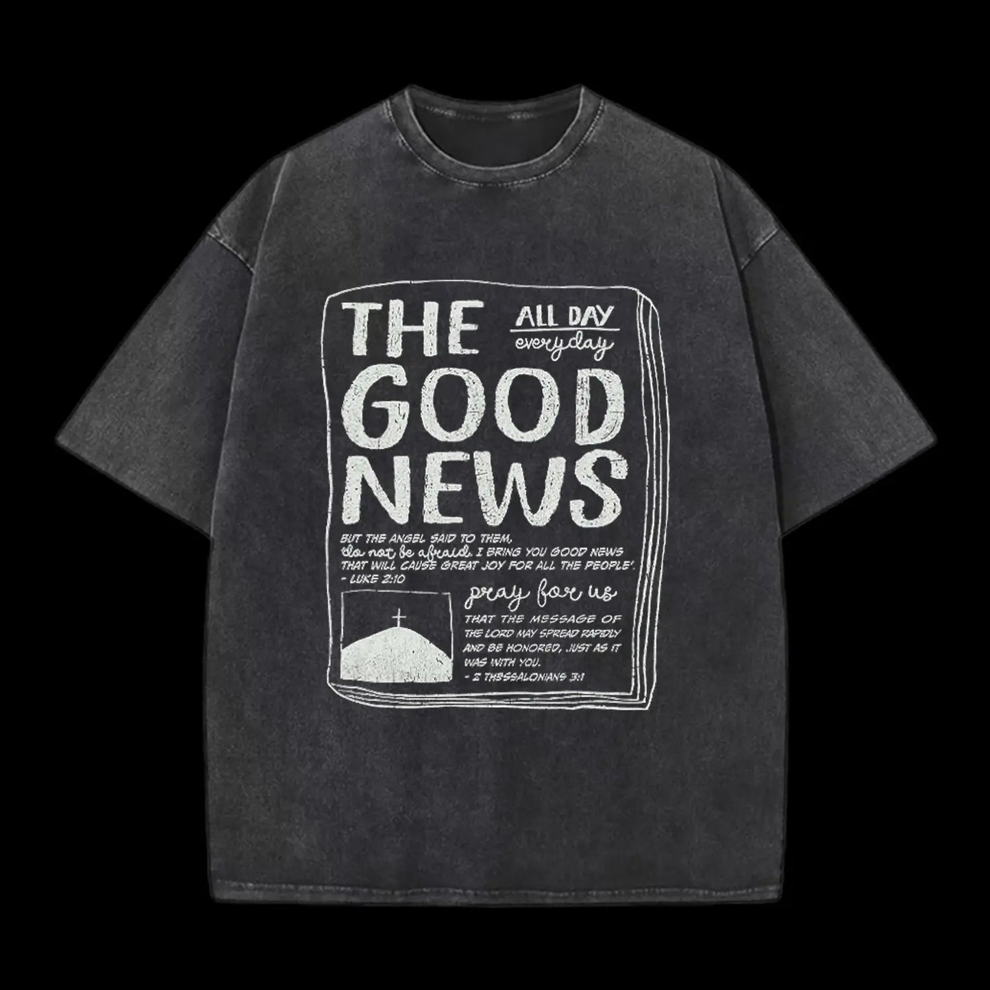 The Good News Christian Washed T-Shirt