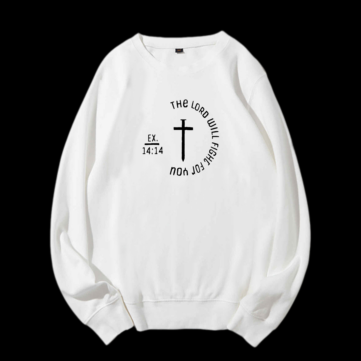 The Lord Will Fight Crewneck Sweatshirt