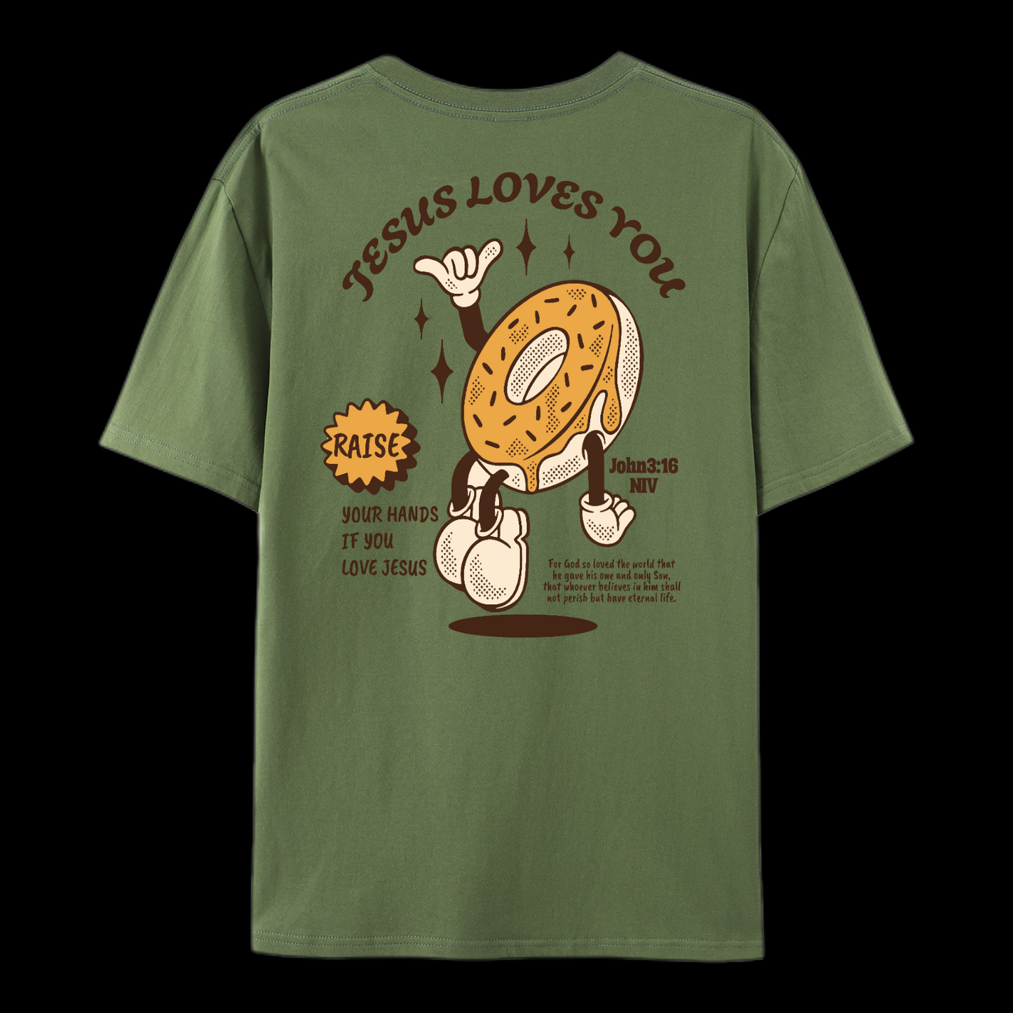 Jesus Loves You Cotton T-Shirt