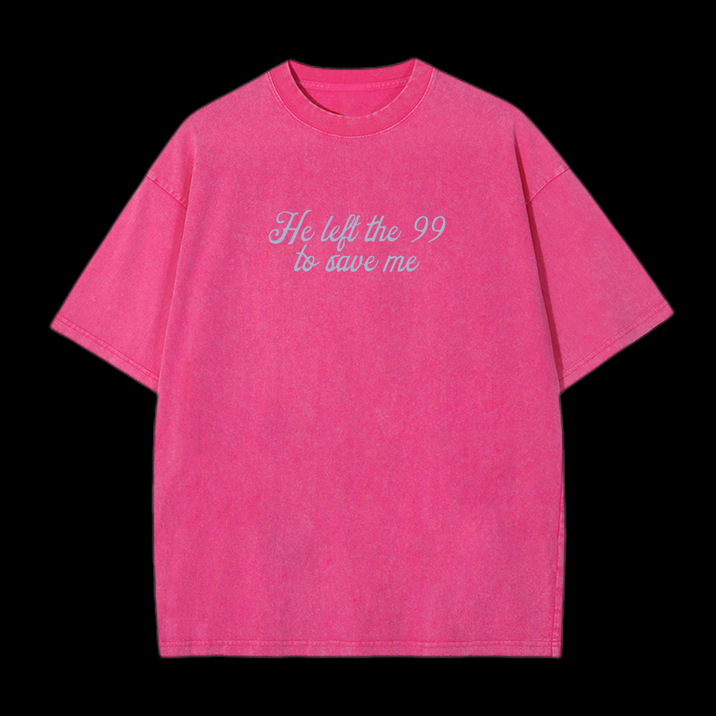 He Left The 99 Washed T-Shirt
