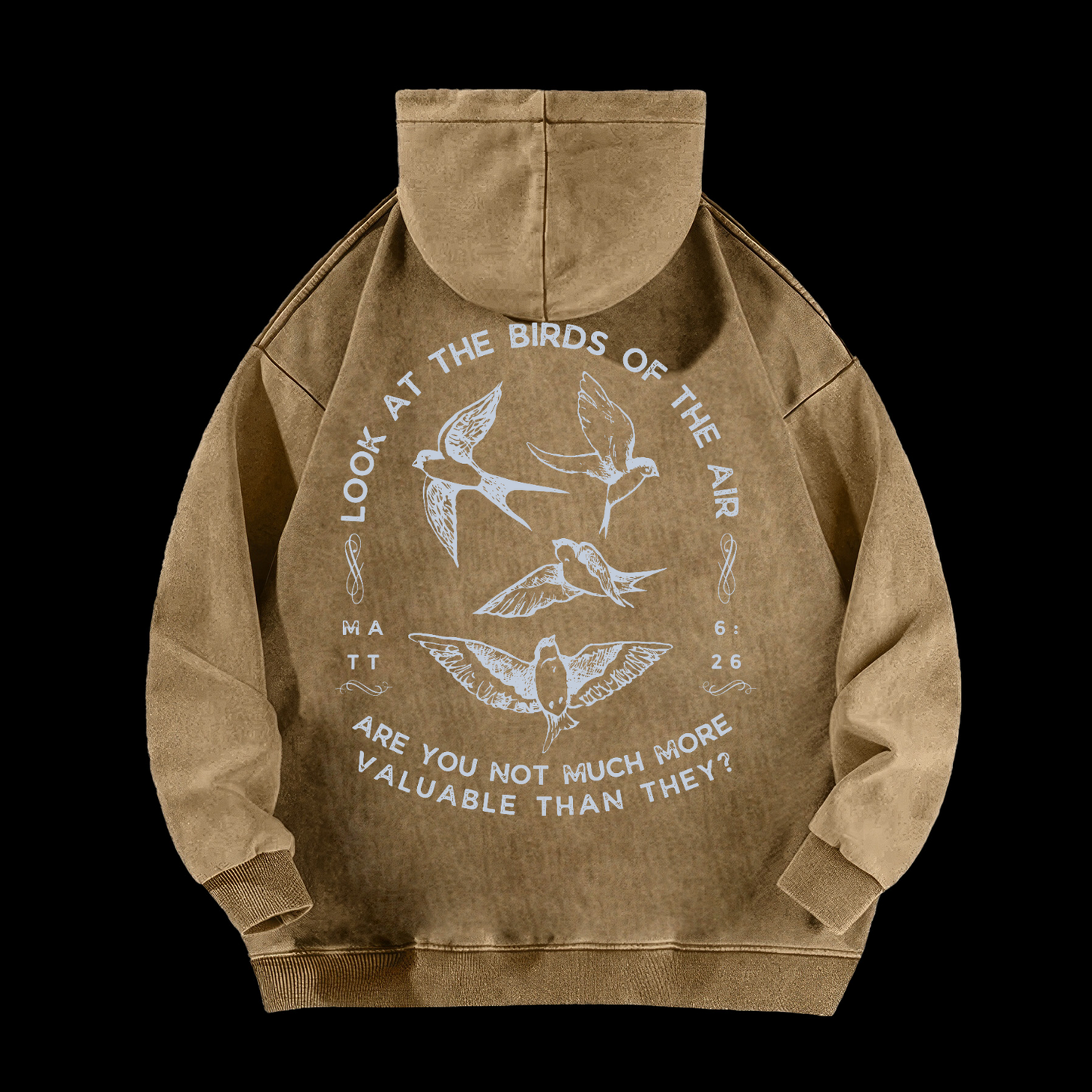 Look At The Birds Of The Air Washed Hoodie