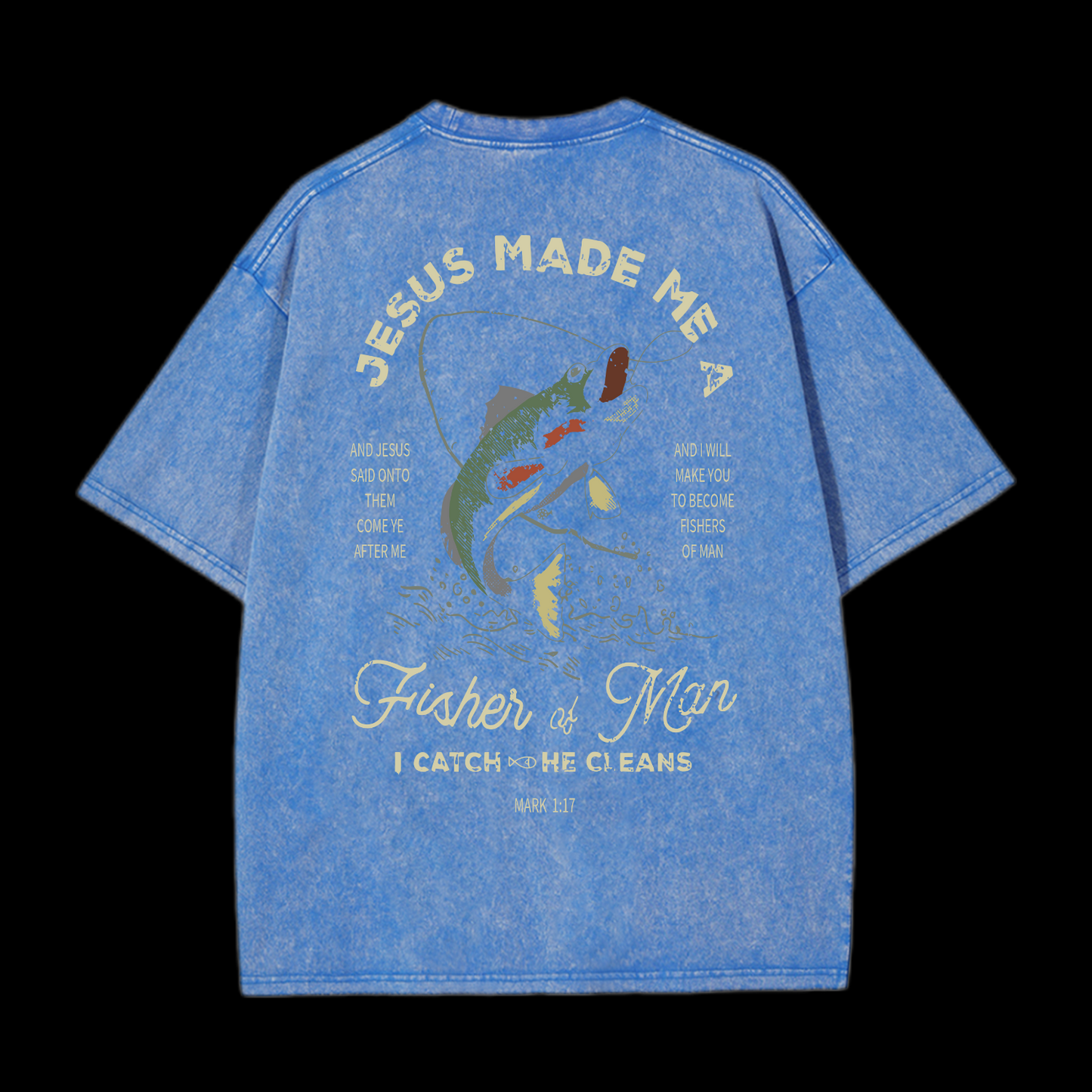 Fishers Of Men Washed T-Shirt
